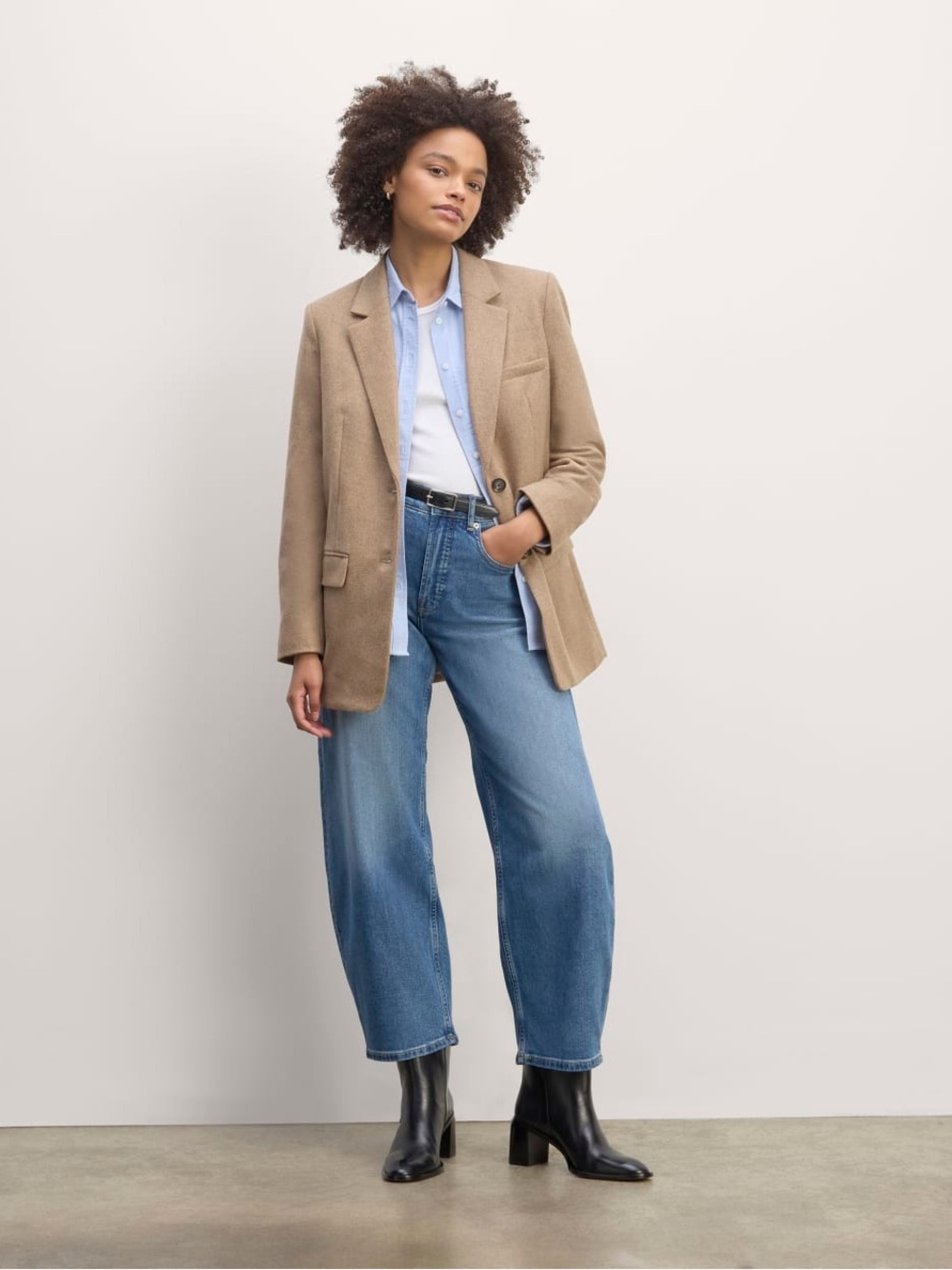Everlane, The Oversized Blazer in Wool